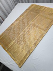 gold saree